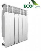 Радиатор алюминиевый EcoFlow (Экофлоу) 500*80,10-и секционный